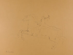 Galloping Horse with Rider