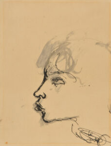 Head of a Woman in Profile
