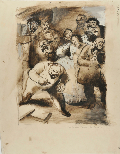 Tartarin Imite Le Lion