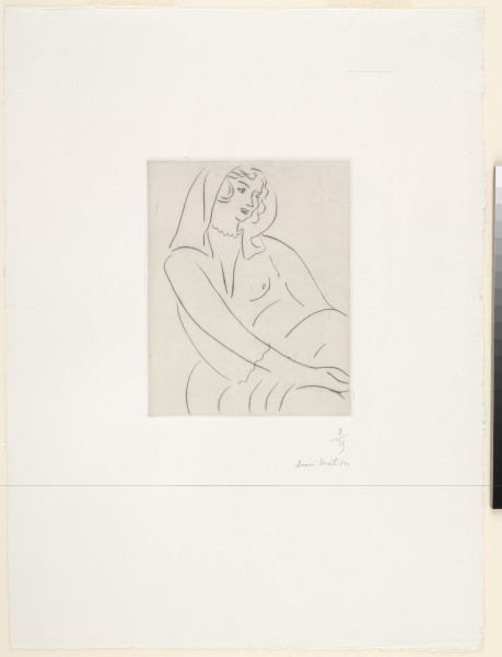 YOUNG WOMAN WITH VEIL ON HEAD