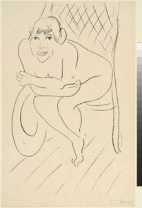 Nude in Rocking Chair