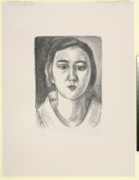 GIRL WITH ORGANDY COLLAR