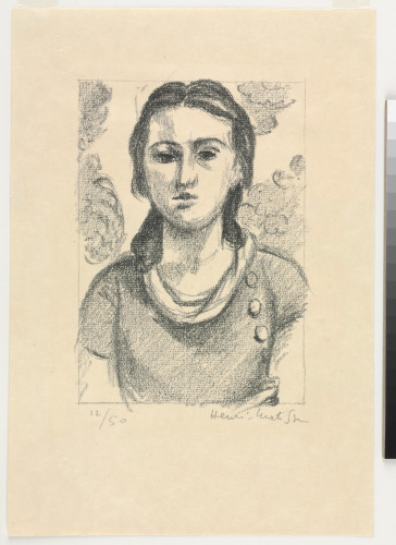 HEAD OF A YOUNG GIRL