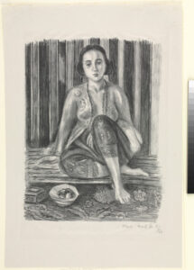 Odalisque with Bowl of Fruit