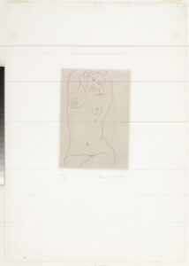 Nude with Raised Arms on Head
