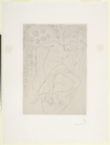 Sleeping Figure in Front of Moorish Background