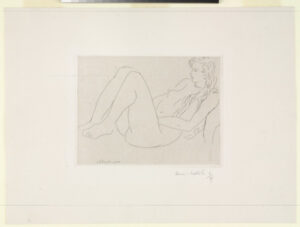 Nude with Necklace and Long Hair