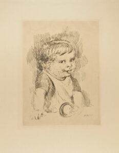 Child with Teething Ring