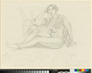 Seated Odalisque and Sketch