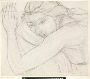 Study for ‘The Blue Eyes’