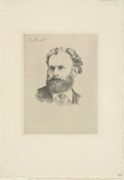 PORTRAIT OF EDOUARD MANET