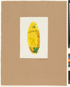 Yellow Abstract Composition