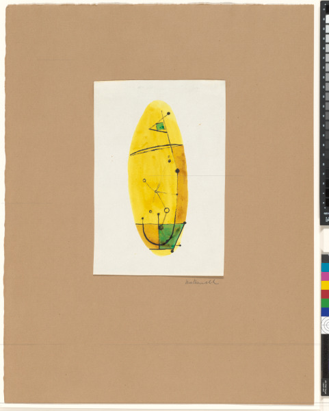 Yellow Abstract Composition