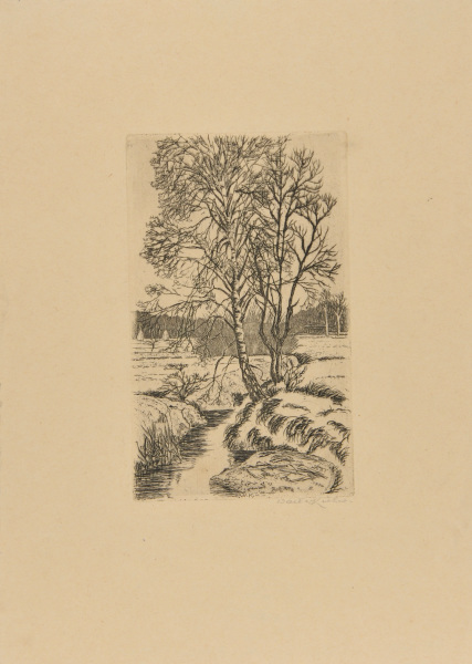 Landscape with Two Trees