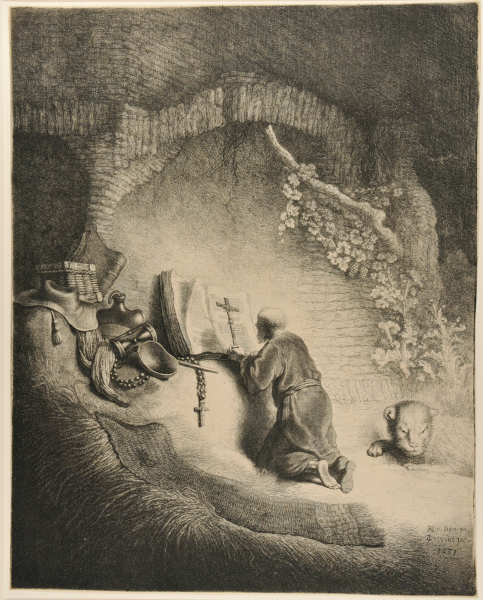 Saint Jerome Kneeling in Prayer - Image 2