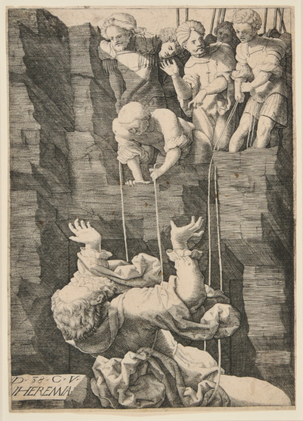 JEREMIAH LOWERED INTO THE PIT