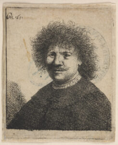 Self-Portrait in a Cloak with a Falling Collar: Bust