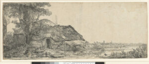 Landscape with a Cottage and a Large Tree