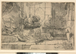 The Virgin and Child with the Cat and Joseph at the Window