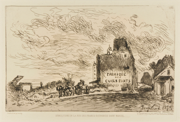 A FACTORY BUILDING BEING DEMOLISHED