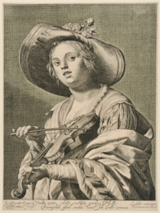 Woman Playing the Violin
