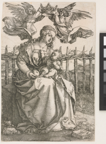 The Virgin Crowned by Two Angels