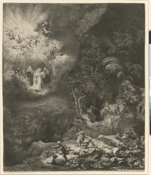 THE ANGEL APPEARING TO THE SHEPHERDS