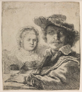Rembrandt and His Wife Saskia