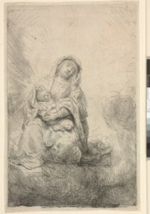 Virgin and Child in the Clouds
