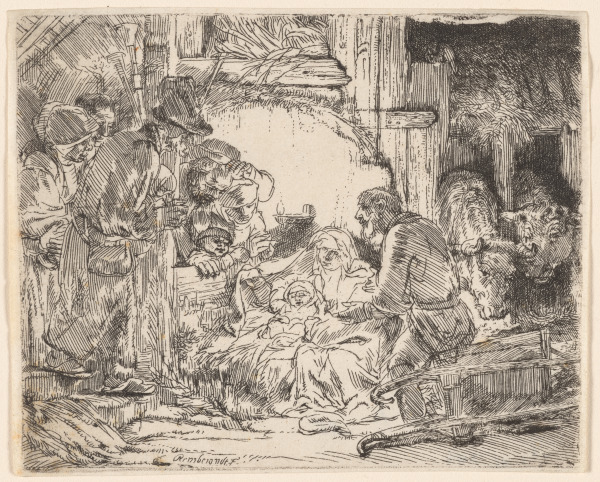 THE ADORATION OF THE SHEPHERDS: WITH THE LAMP