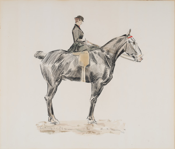 Seated Equestrian Figure