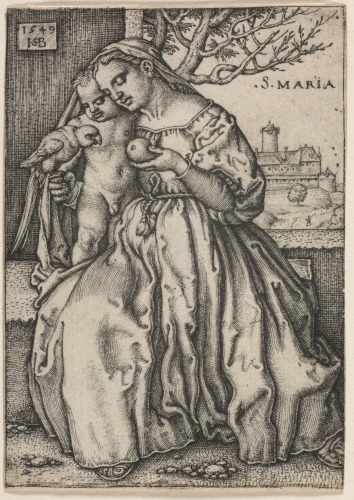 Virgin and Child with Parrot