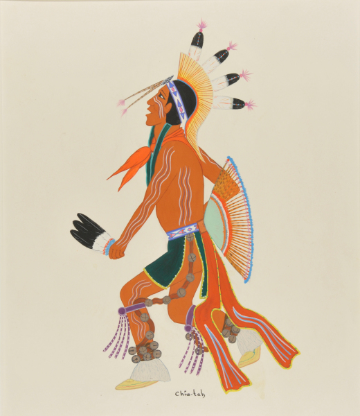 Taos Indian War Dancer - Image 2
