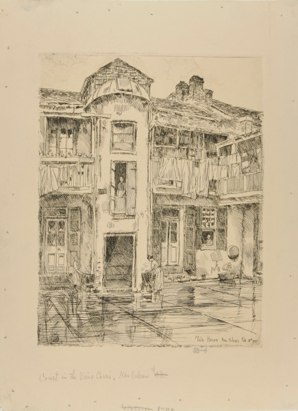 Court in the Vieux Carre, New Orleans - Image 2