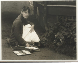 Georgia O’Keeffe at Lake George, August 1918