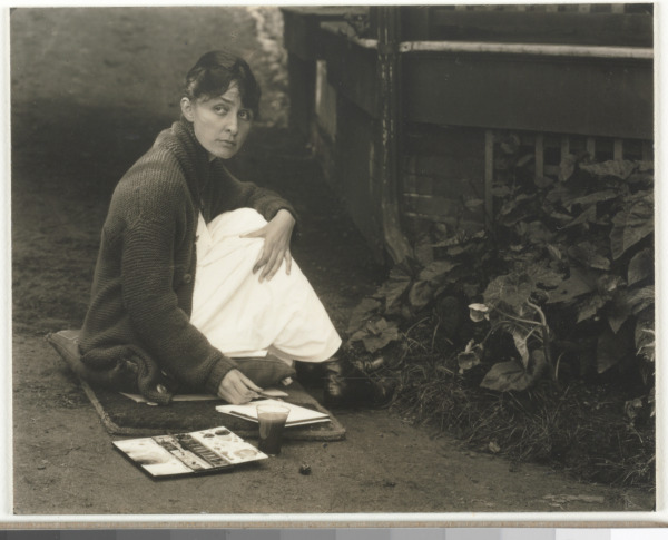 GEORGIA O'KEEFFE AT LAKE GEORGE, AUGUST 1918