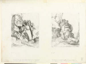 A Magician Seated with Four Persons Behind Him