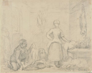 Interior Scene (Butcher Shop?)