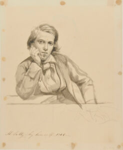 M. Latty by Himself (recto); Unfinished Study of Standing Man (verso)