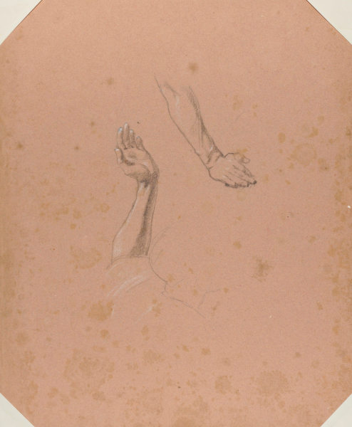 TWO STUDIES OF HANDS AND ARMS