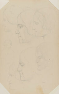 Female Profile Head Studies