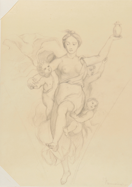 Sketch after Raphael: 'Famesina'