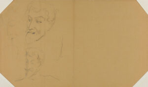 Page from a Sketchbook: Head Studies