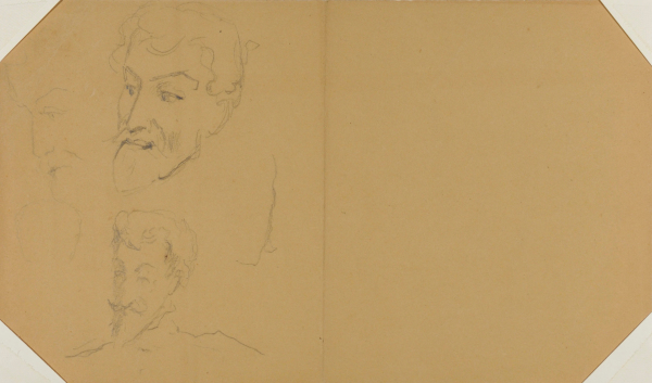 Page from a Sketchbook: Head Studies