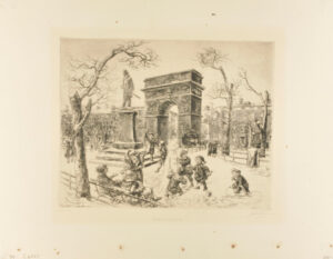 Sculpture in Washington Square