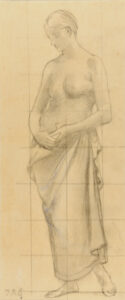 Partially Draped Female Figure