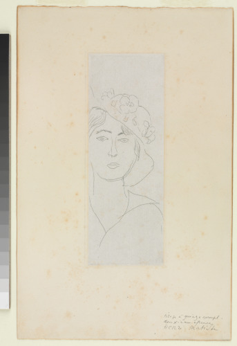 MLLE. LANDSBERG IN FLOWERED HAT