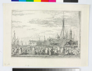 Marche sur la Piazetta, a Venise