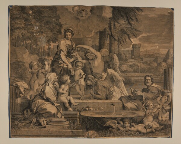 Holy Family with Angels Adoring the Christ Child - Image 2