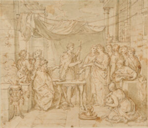 Penelope Receiving Suitors